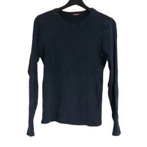 Size XL ribbed long sleeve tee.